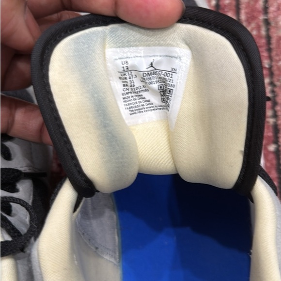 Nike Men's Air Jordan 1 Low Se Crater, Lt Smoke Grey Sz 13 - Picture 5 of 9